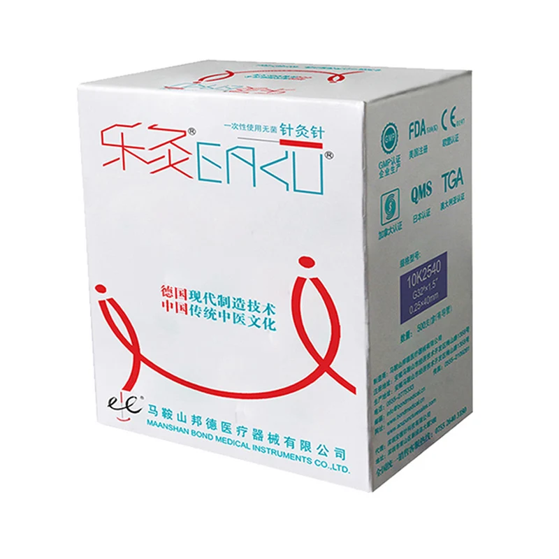 2 коробки * 500 шт/boxEACU Иглоукалывание иглы Одноразовые Стерильные s в Китае