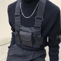tactical vest nylon military vest chest rig pack pouch holster tactical harness walkie talkie radio waist pack for two way radio