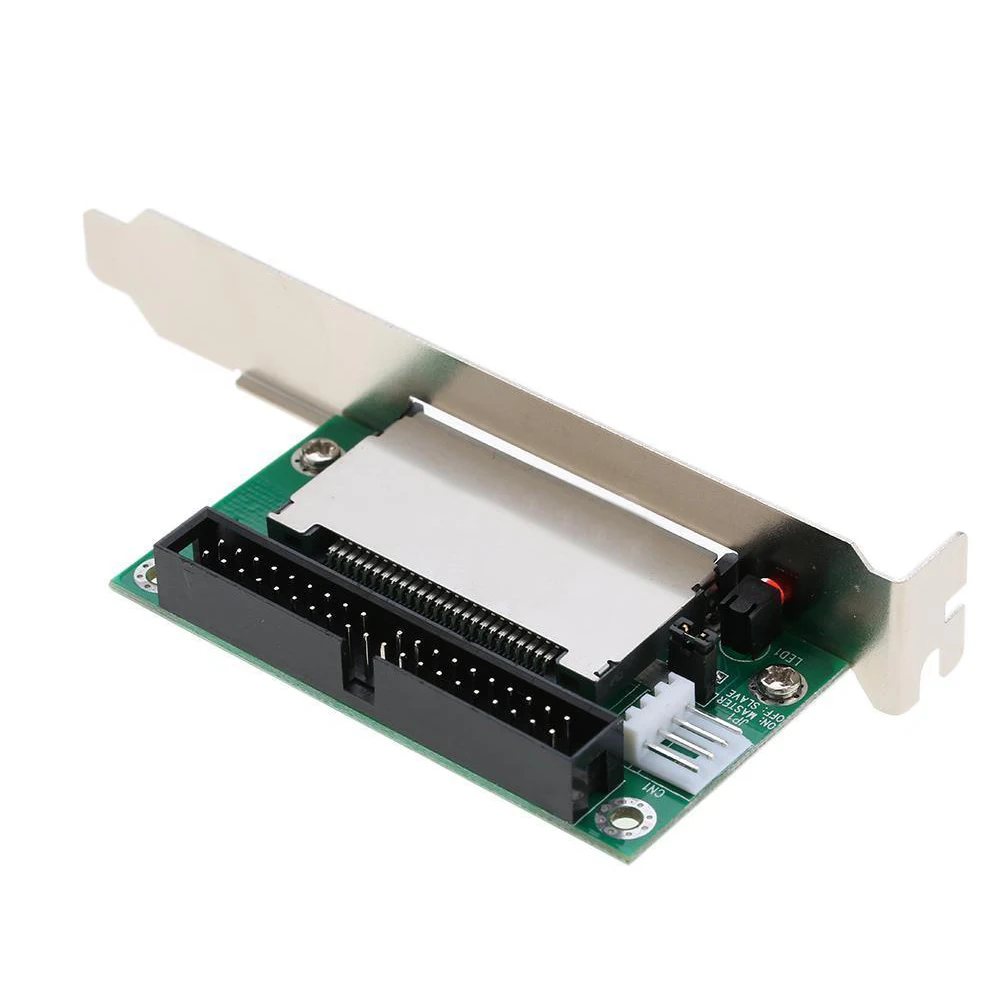 40 Pin Compact Flash Bootable конвертер PCI кронштейн CF в IDE задняя панель адаптер