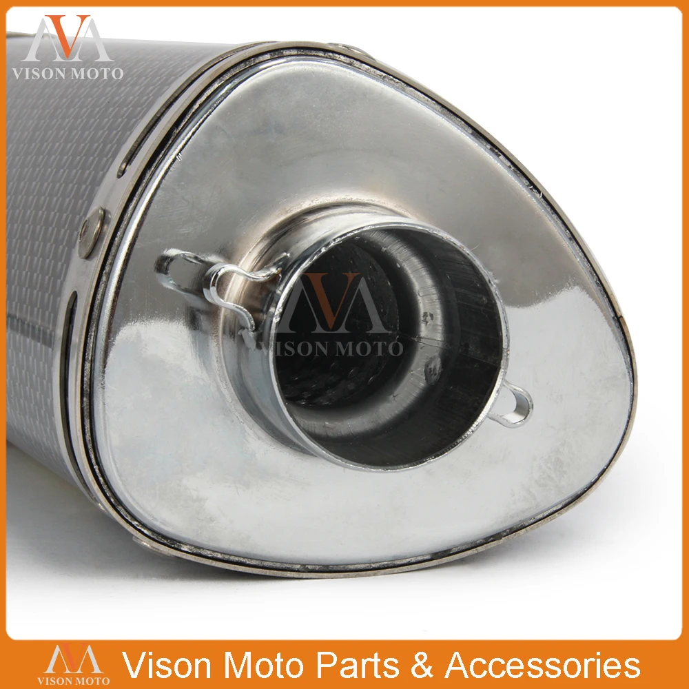Глушитель выхлопной трубы 38 мм для мотоцикла Honda Yamaha внедорожный велосипед