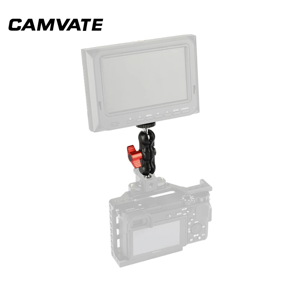 CAMVATE 2 предмета 360 ° вращающееся крепление МНИ шаровой головки раздвижная