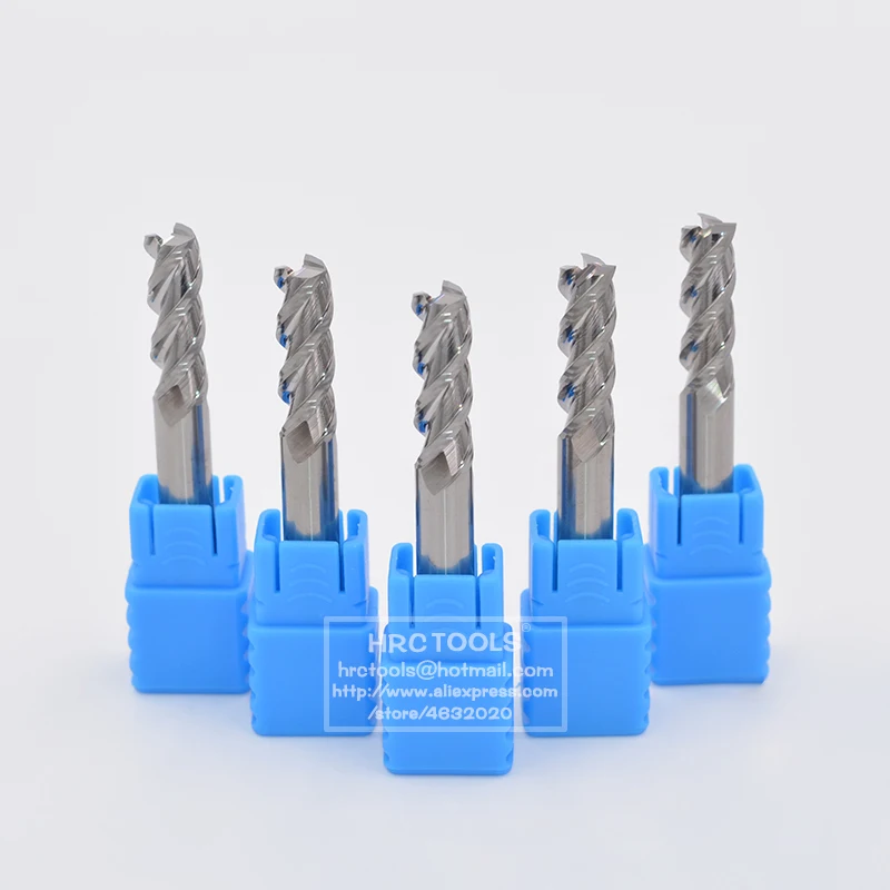 A2 d1.5x5Hx4Dx50L 1 шт. карбид вольфрама HRC 45 3 флейты Endmill режущие инструменты резец