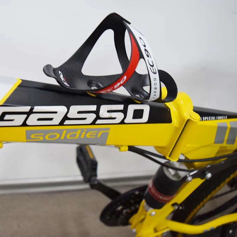 Ec90 полностью углеродное волокно держатель для бутылки велосипеда 3K дорожный