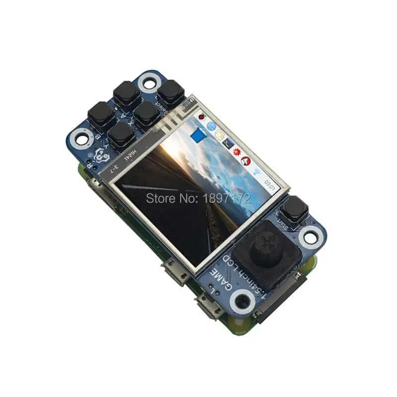Raspberry Pi zero W Pi0 с мини-игровым ЖК-экраном 1 54 дюйма | Компьютеры и офис