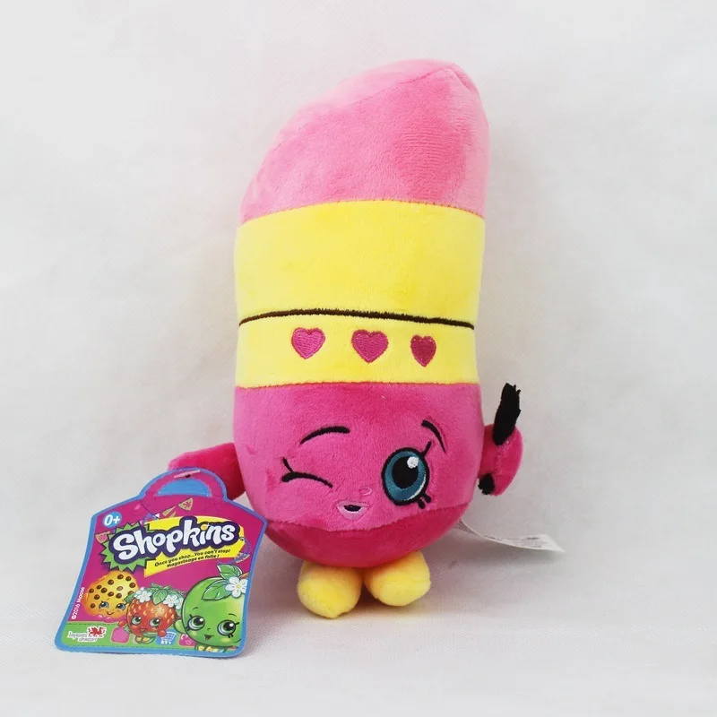 Kawaii фрукты плюш 17-25 см клубника яблоко печенье губная помада пончик шоколадный