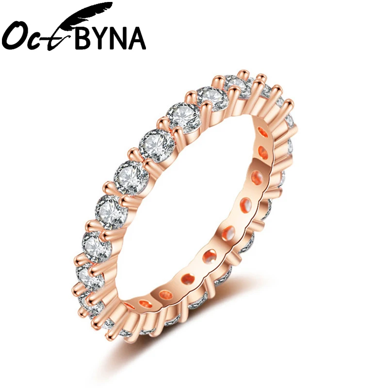 Модное обручальное кольцо для женщин с лаконичным классическим многоцветным