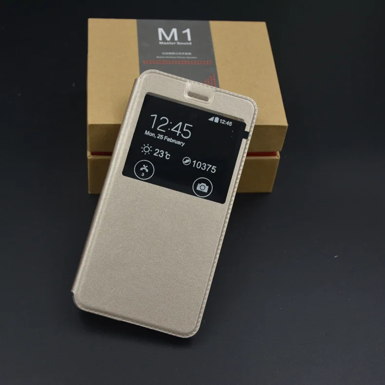 Защитный чехол с откидной крышкой для Xiaomi Redmi Note4 4X 5 прозрачное окно мобильный