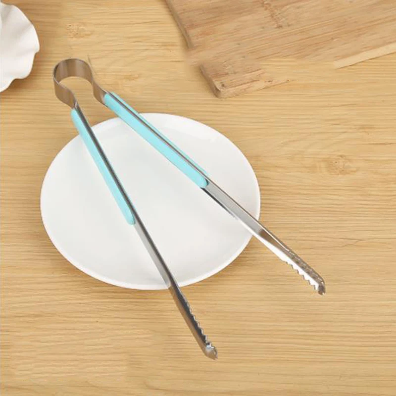 1 шт. принадлежности для шашлыков клип Зажим Щипцы нержавеющая сталь Ручка Кухня