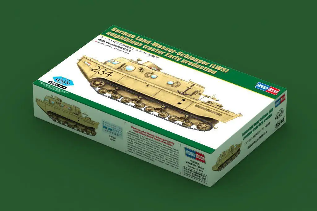 Hobbyboss 82918 1/72 Land васерский шлейпер трактор ранний комплект пластиковых