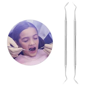 1 шт., инструмент для чистки зубов, из нержавеющей стали