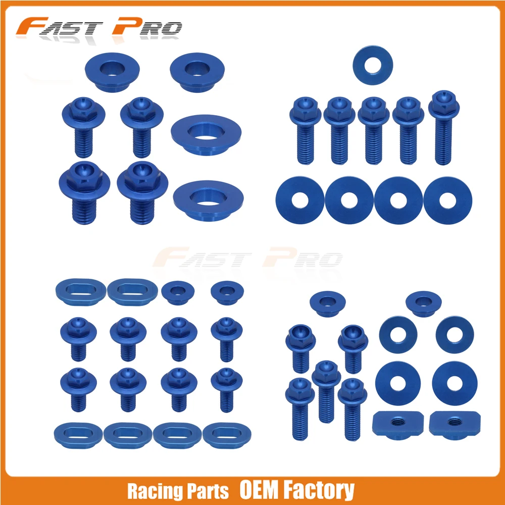

Motocycle CNC Front Rear Fender Radiator Shroud Seat Screws For YAMAHA YZ250F YZ450F 2006-2007 WR250F 2007-2013 WR450F 2007-2011