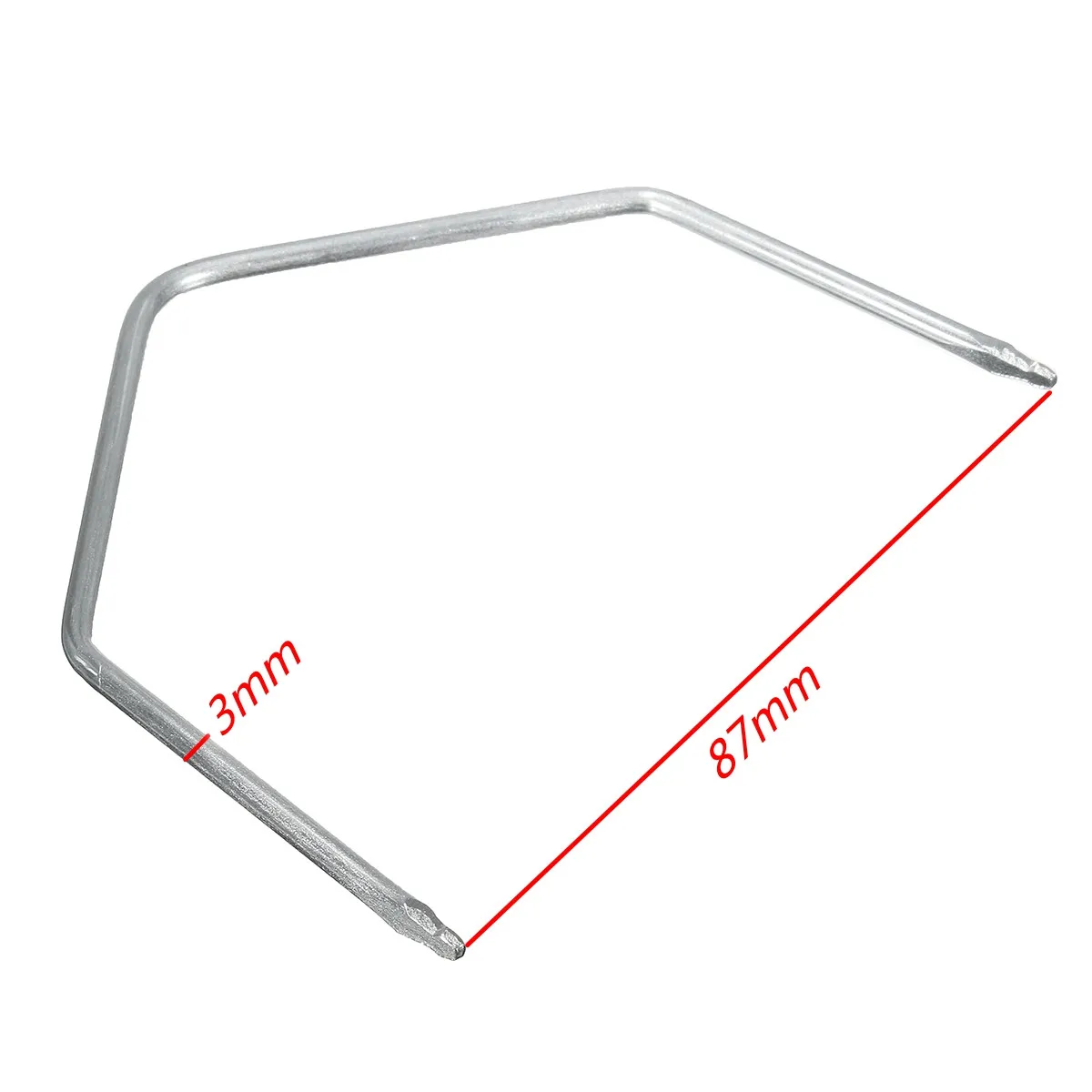 

For Vauxhall /Opel /Corsa C /Meriva PC5-110 1 Pair 90mm Car Radio Stereo Removal Key Tool PC5-110 CT22VX01