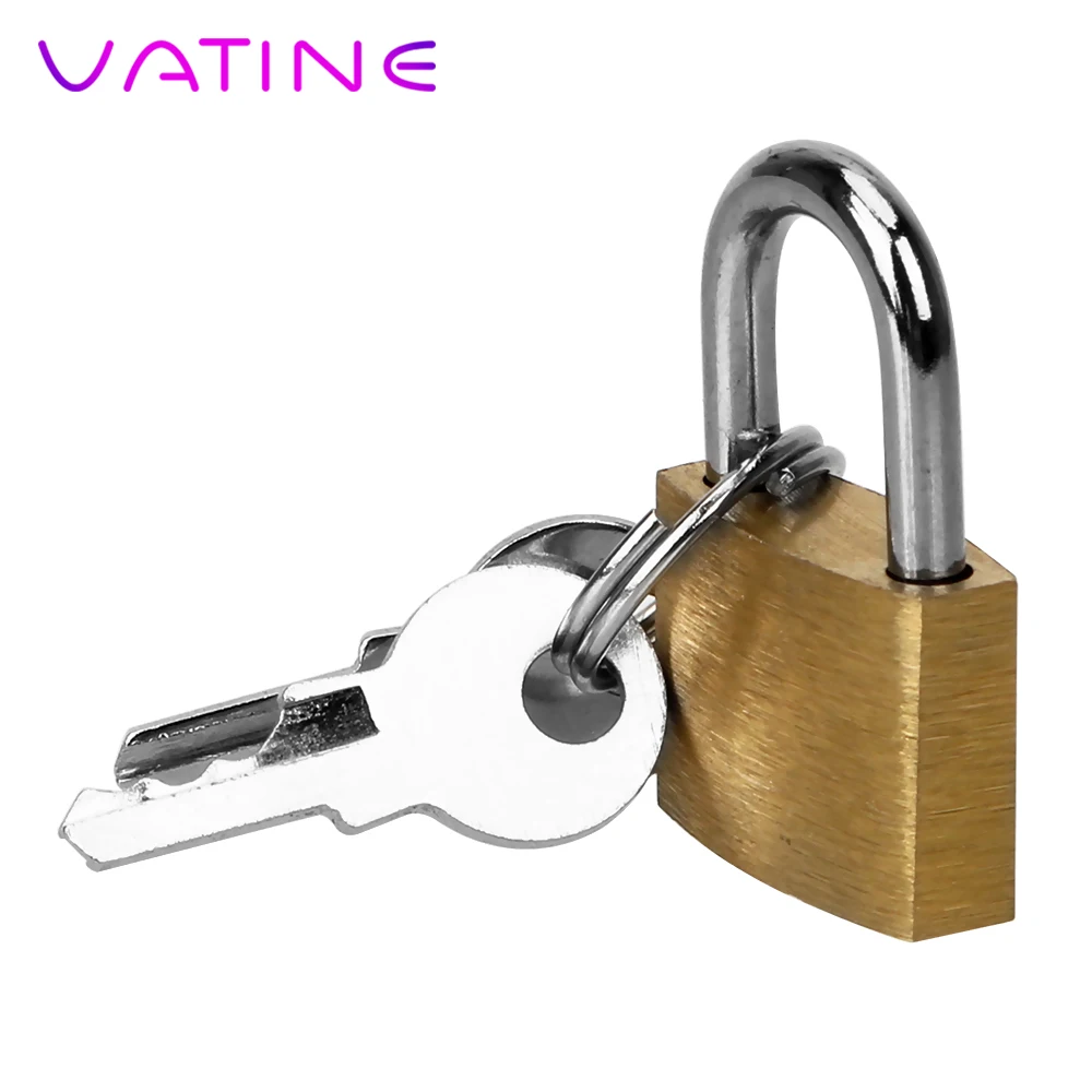 VATINE небольшой медный замок целомудрия секс игрушки для пар взрослые игры SM
