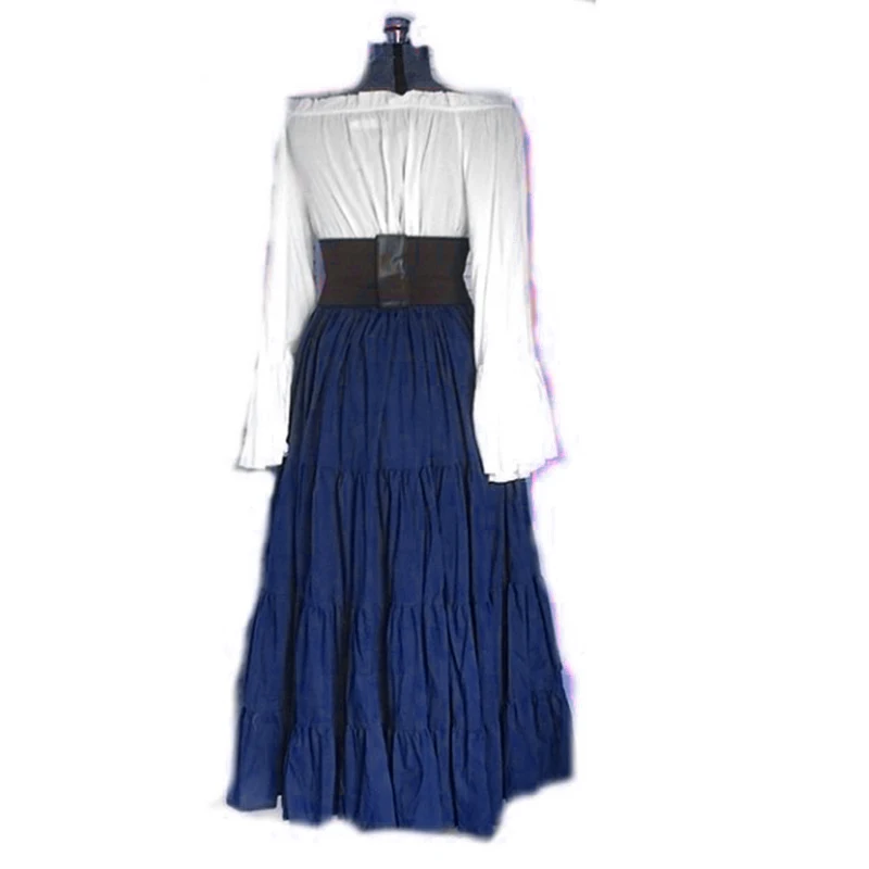 Женское винтажное стимпанк готическое викторианское средневековое платье с