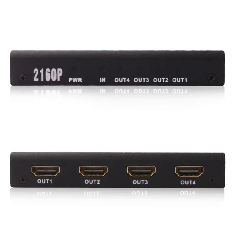 4K HDMI 1x4 2160P сплиттер Full HD 1080P усилитель переключатель коммутатор 1 в 2/4 Out адаптер