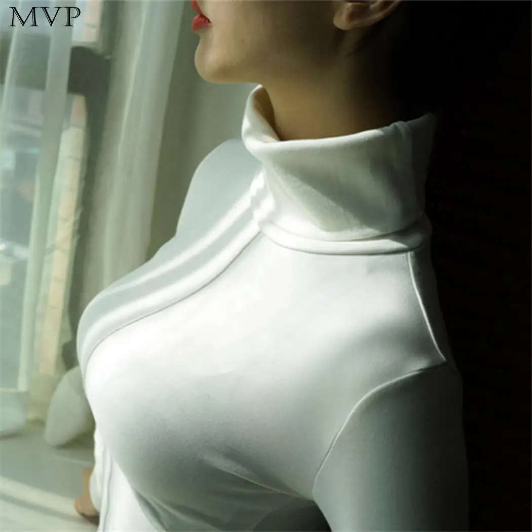 Long Soft Pullovers Pull Bodycon Sweater Sleeve Female Coat Turtleneck Korean Basic Winter Femme Skinny Women Style Top | Женская одежда