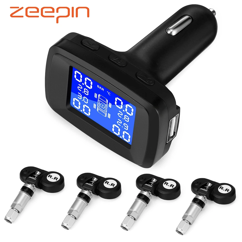 Умный автомобиль TPMS внутренние датчики DC5V в реальном времени система