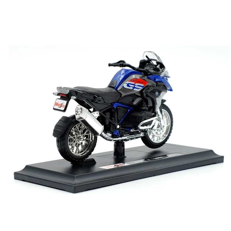 MAISTO 1:18 R1200GS 2017 сплав литья под давлением модель мотоцикла работоспособная