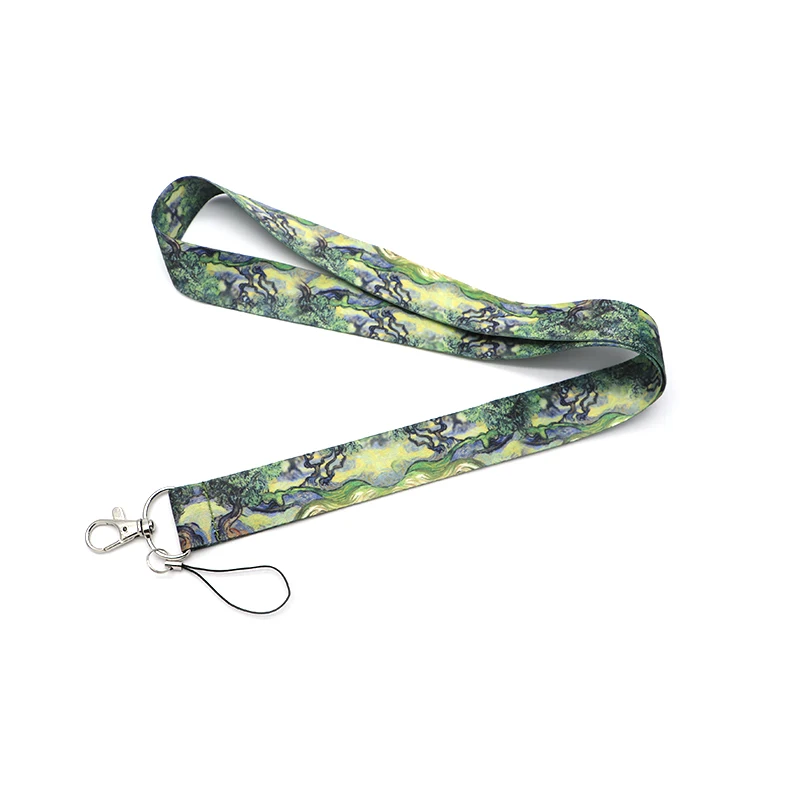 Van Gogh Cypress шнурок для дерева Badge ID Lanyards/мобильный телефон Rope/ Key Lanyard Neck Strap Accessories