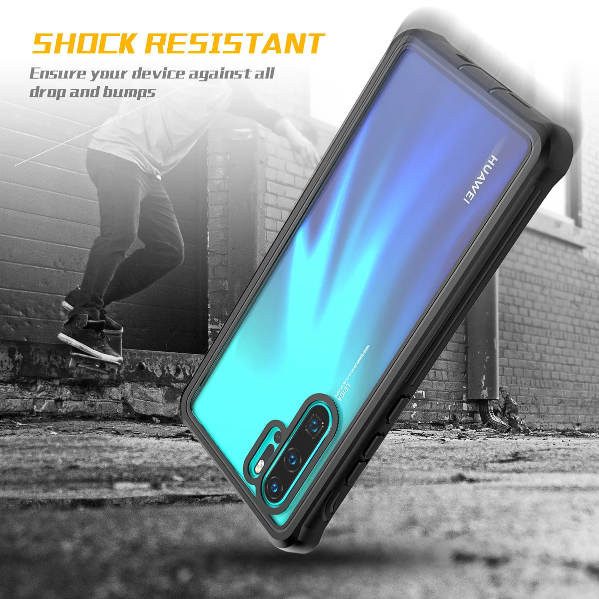 For Huawei P30 Pro Case Life Waterproof 360 Degree Protection Shockproof Phone Cover P30Pro Transparent |