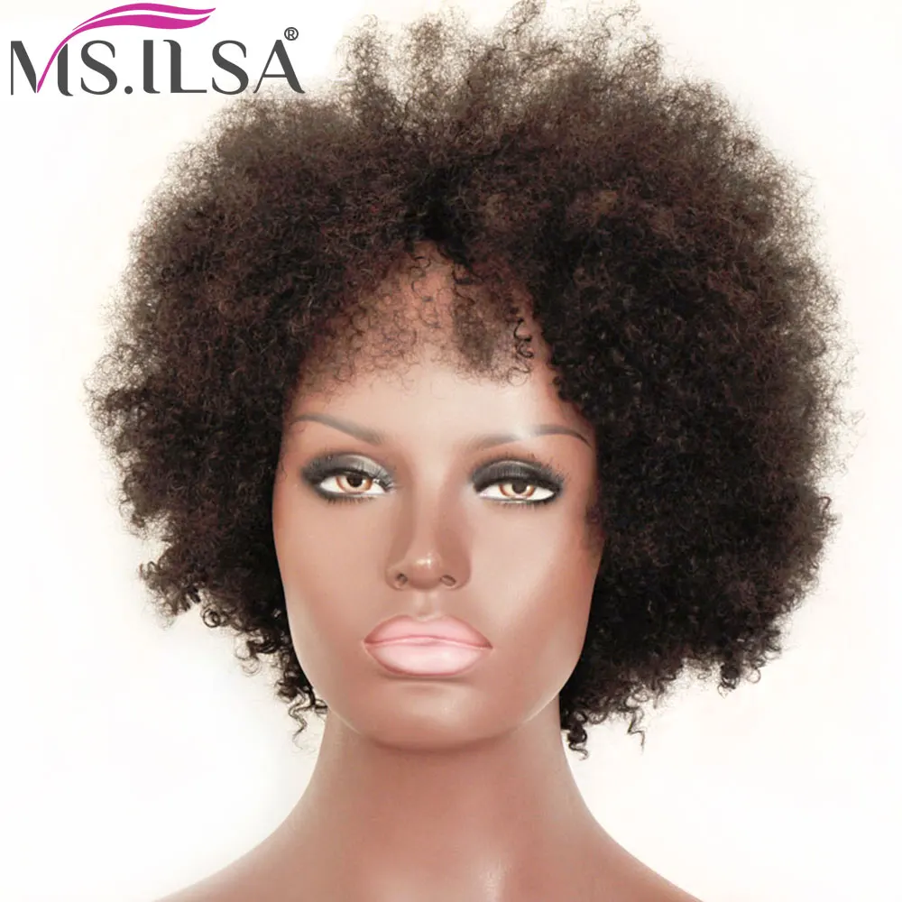 Sassy Curl человеческие волосы парики для черных женщин 130% плотность бразильские Remy