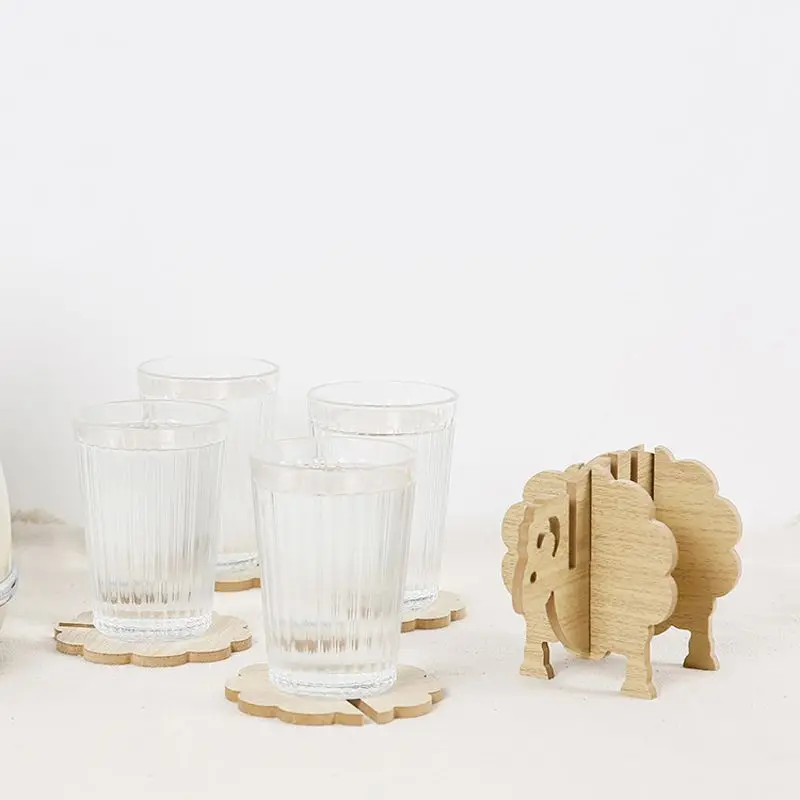 Овец Форма нежаркий подставки DIY Подставка для столовых приборов подставка