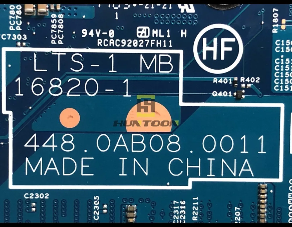 FRU:01ER385 для материнской платы ноутбука Lenovo Thinkpad T570 01YR384 01ER111 02HL384 LTS 1 448.0AB08.0011 SR2ZU I5