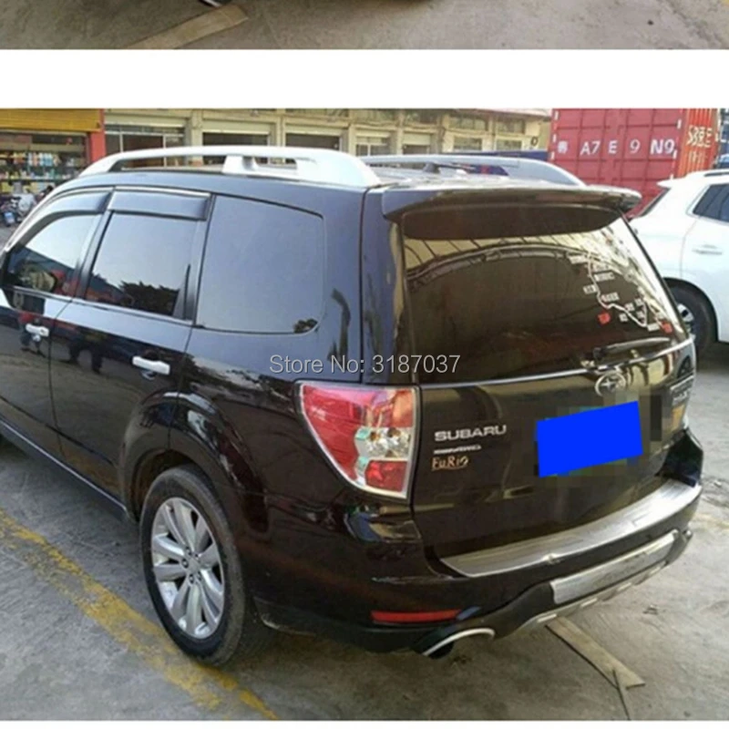 Спойлер для Subaru Forester 2009-2012 неокрашенный чехол из АБС-пластика багажника