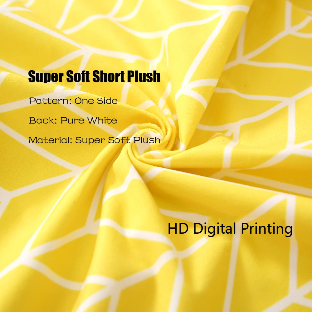 Милый мультяшный чехол для подушки в виде хомяка супер мягкий короткий плюшевый