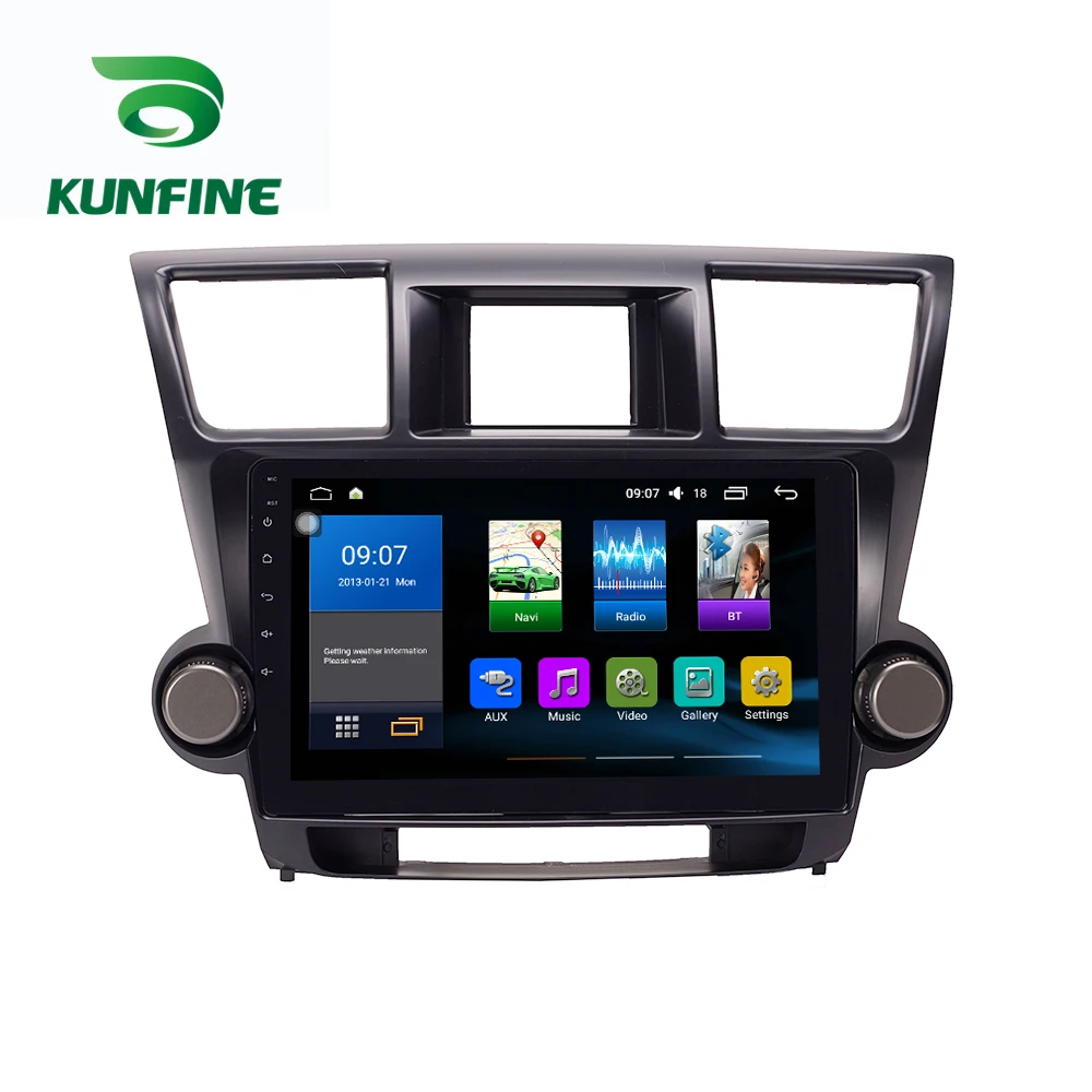 Восьмиядерный 1024*600 Android 8 1 автомобильный DVD GPS навигационный плеер Deckless стерео для