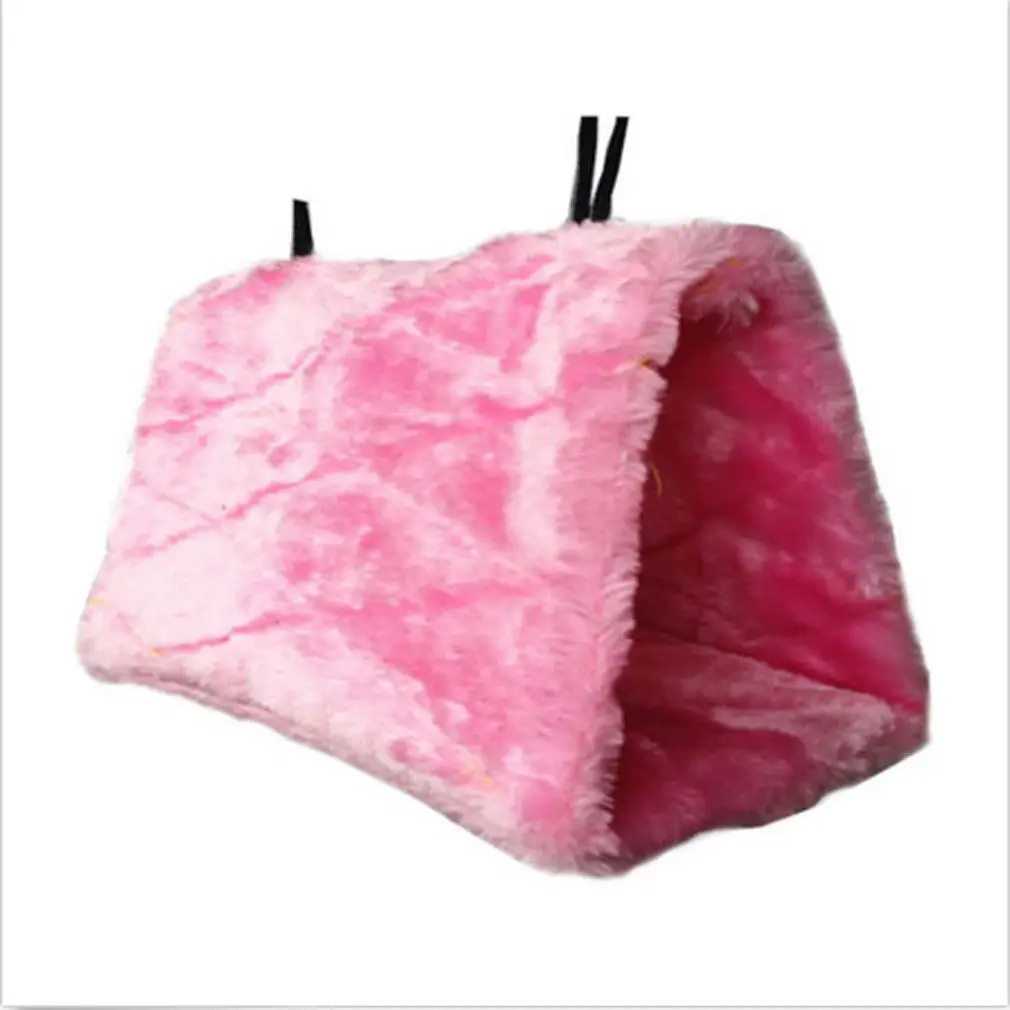 Новый птичий гамак подвесная пещера клетка плюшевая уютная палатка Happy Hut