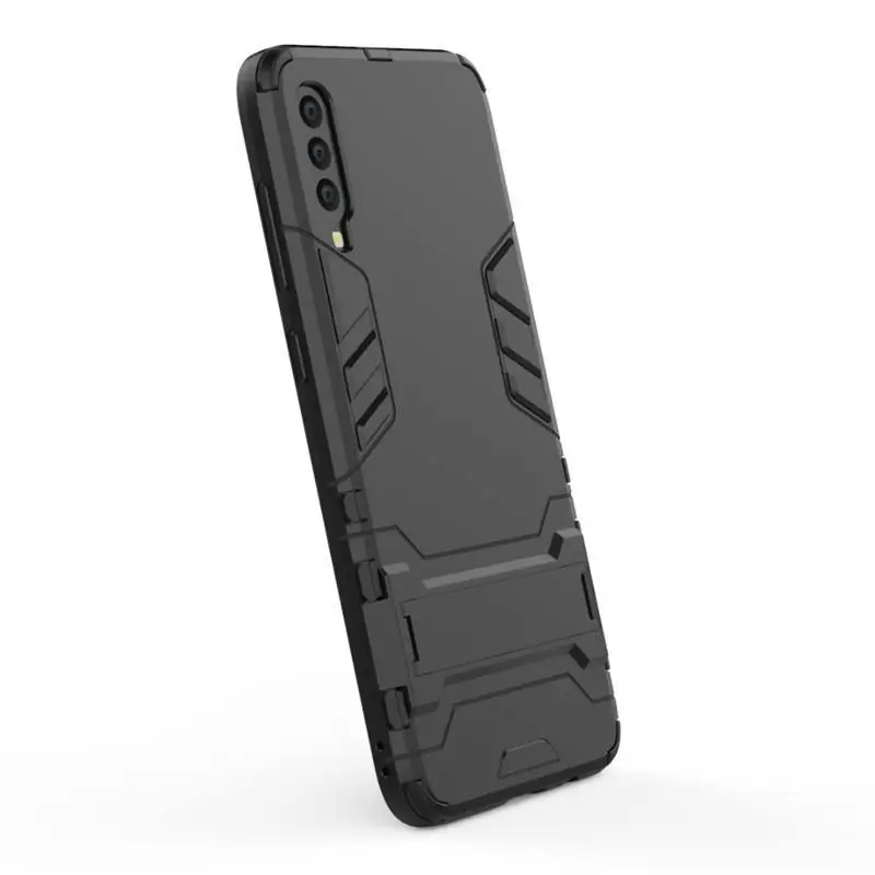 Чехол-броня для samsung Galaxy A70 чехол Гибридный чехол-накладка из силикона и ТПУ чехлы