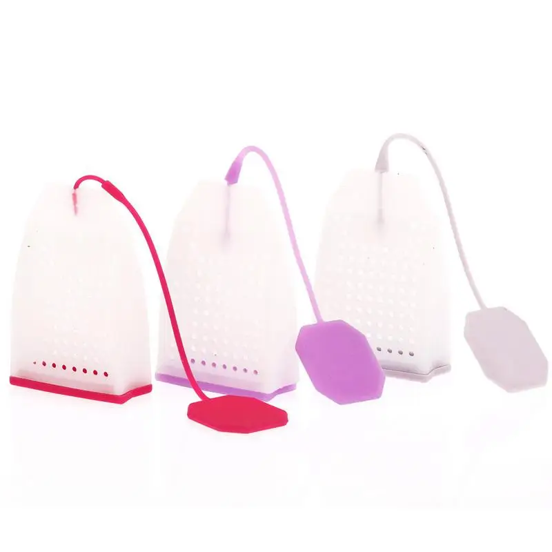 Силиконовый Фильтр для чая в форме пакетика аксессуары Универсальный фильтр