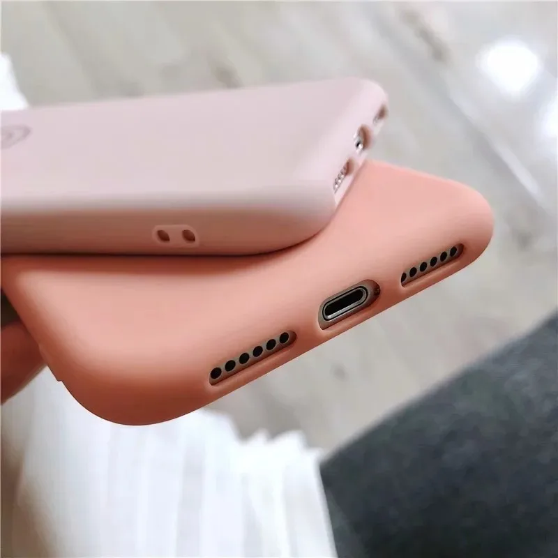 Для IPhone X XR и 6s 6 7 8 Plus 6Plus 7Plus милые конфеты без логотипа улыбка 2019 Оригинальный