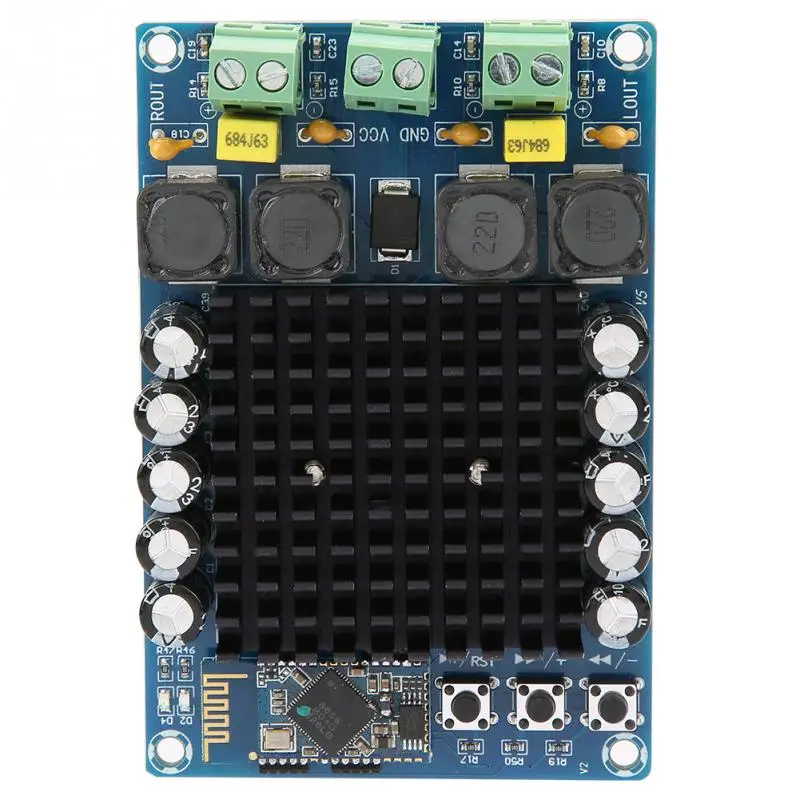 2*100 Вт Bluetooth 4 1 TDA7498 усилитель плата цифровой мощности модуль DC12 24V инструмент|Реле|