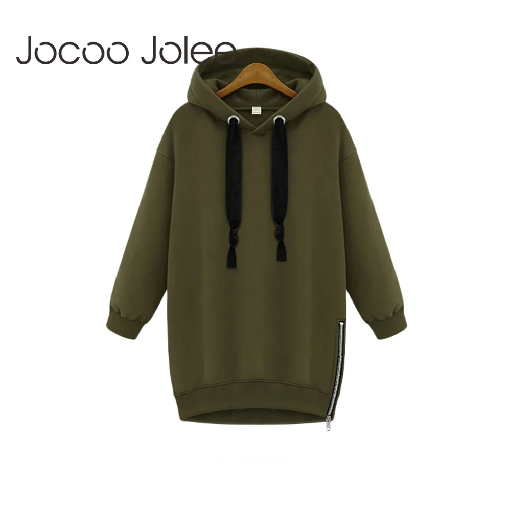 Jocoo Jolee 2021 весенне осенние женские свободные повседневные теплые толстовки с