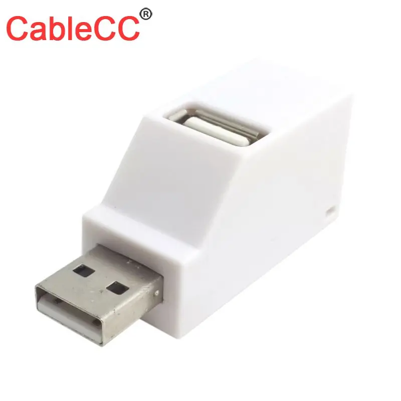 Высокоскоростной разветвитель CYDZ Zihan USB 2 0 с 3 портами черный адаптер для ПК