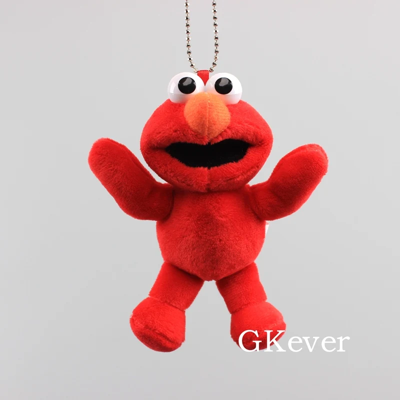 Брелок Elmo Улица Сезам плюшевый мягкий кулон мультяшный милый персонаж игрушки
