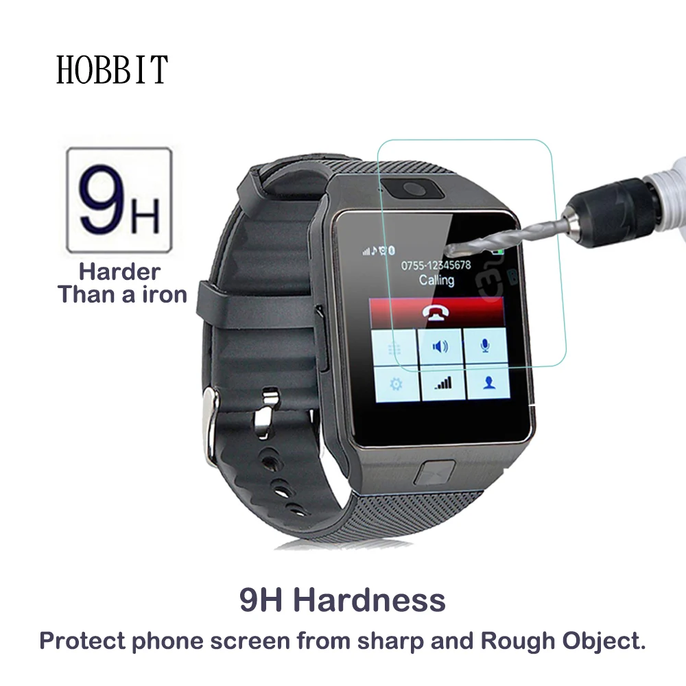 2 шт./упаковка Защитное стекло для смарт часов DZ09 VG18 0 3 мм 2.5D|screen protector|screen protector