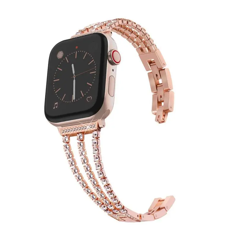 Металлический ремешок для Apple Watch Watch4/3/2/1 38 мм 40 Нержавеющая сталь ремень с
