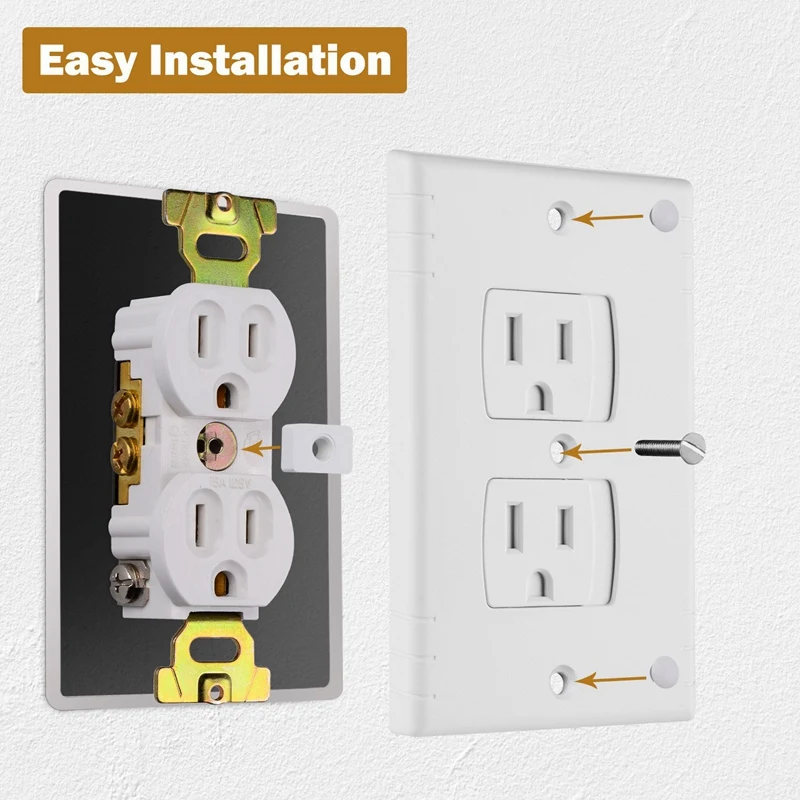 Универсальные самозакрывающиеся крышки для электрических розеток особо