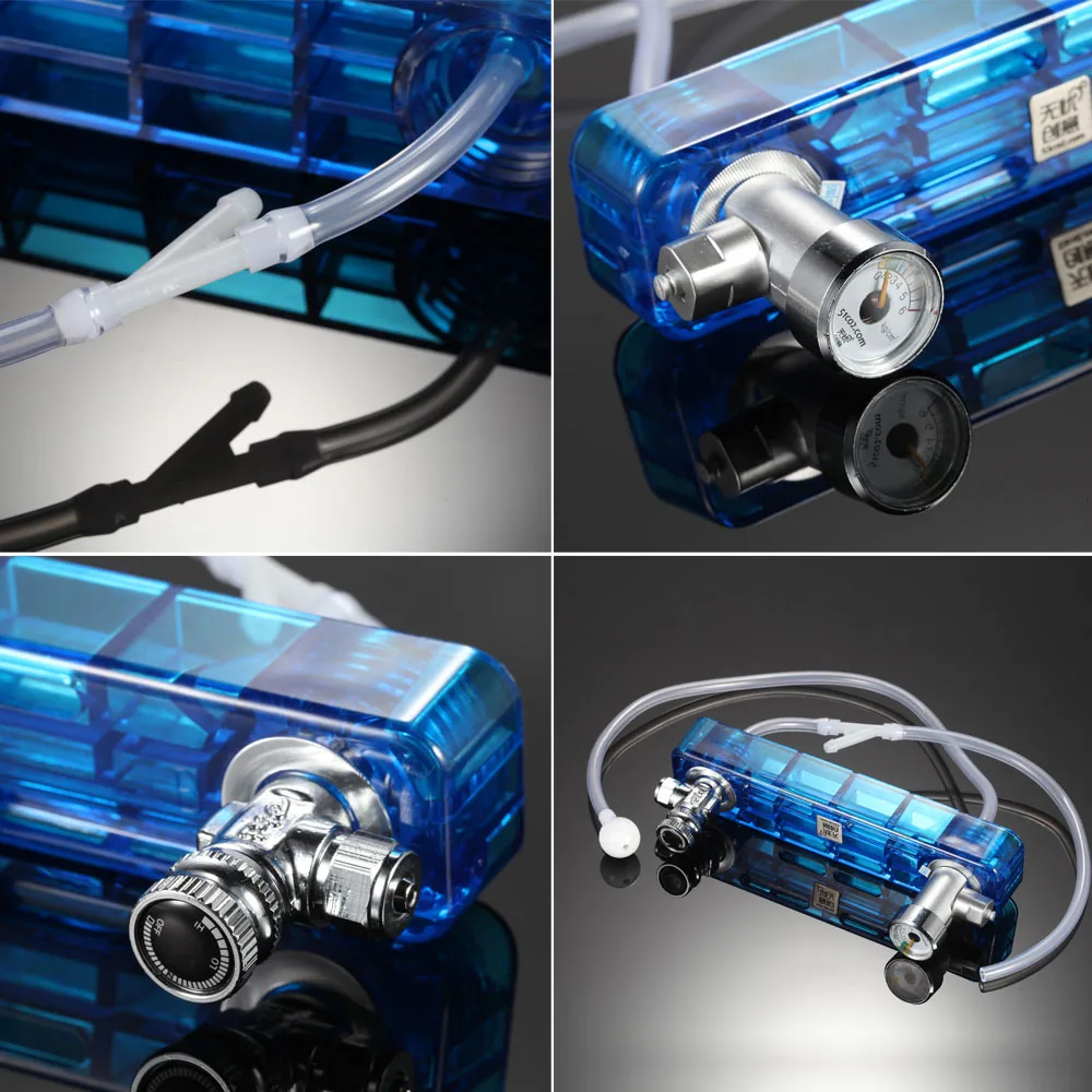 

DIY Aquarium CO2 Generator System Kit D501 with Pressure Gauge Safe Vavle Aquarium Fish Tank Plant Accessory Tool