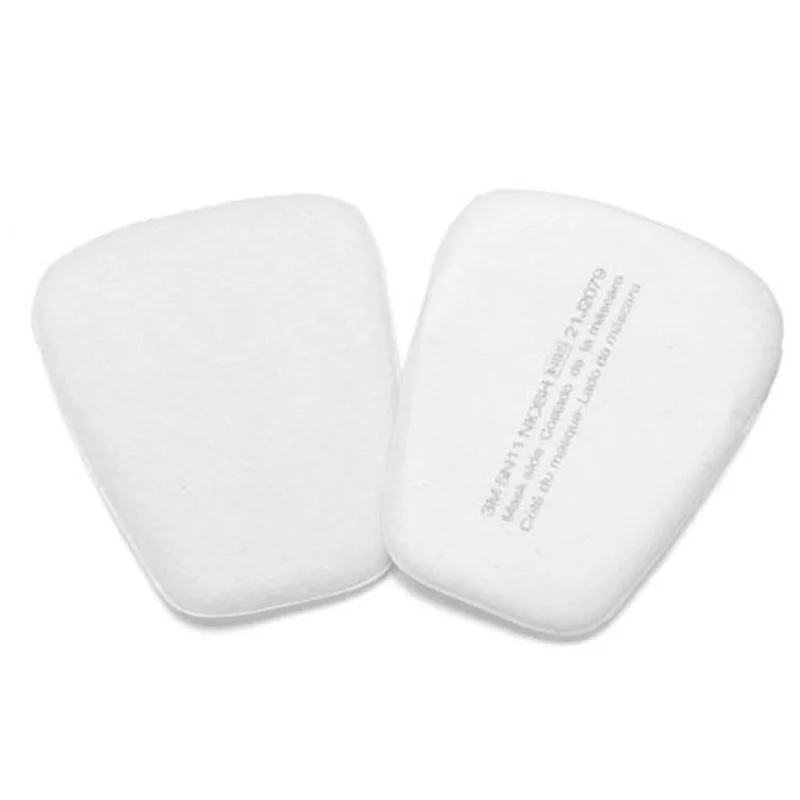 20PCS 5N11 Particulate Cotton Filter For Respirator Gas Dust Mask White 6200 | Инструменты