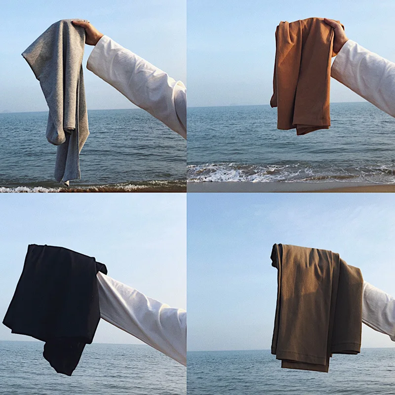 

2019 Spring And Summer New Korean Version Of The Trend Of Simple Couple Casual Cotton Long-sleeved T-shirt Tops Recommend
