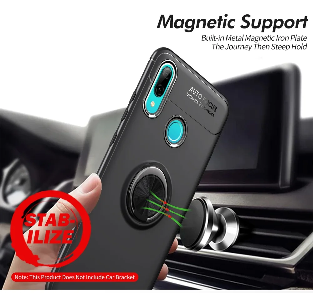 

Huawei Huawei P30 Lite Case Car Magnetic Cover For Huawei P20 P30 Pro Nova 4 Silicone Case For Honor 8X Max P Smart 2019 Cover