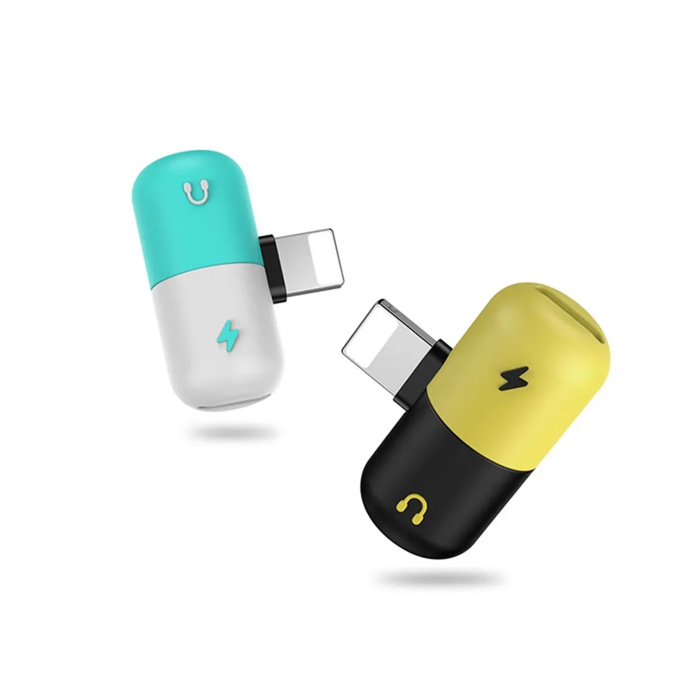 KISSCASE 2 в 1 два порта адаптер для наушников iPhone 7 8 Plus X XS Max XR зарядное устройство