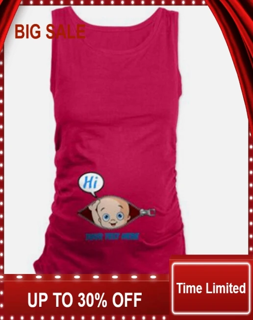 Camisoles Одежда для беременных с арбузом Bump Mamagaga Женская майка летняя одежда