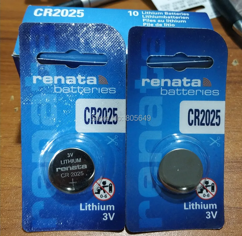 10X 100% Совершенно новый rena2025 CR2025 CR 2025 3v литиевая батарея Кнопка автомобильный