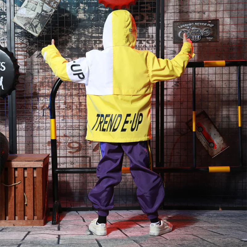 Kids Hip Hop Printing Clothing Girls Boys Sweatshirt Jogger Pants Jazz Dance Costumes Set Ballroom Dancing Clothes Outfits | Детская