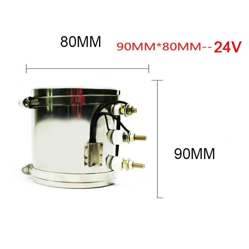 

24V 80mm X90 mm Electric Heating Ring Heater For Car Diesel Pump Oil Filter Air Parking Heater Webasto Truck Bus Caravan Boat